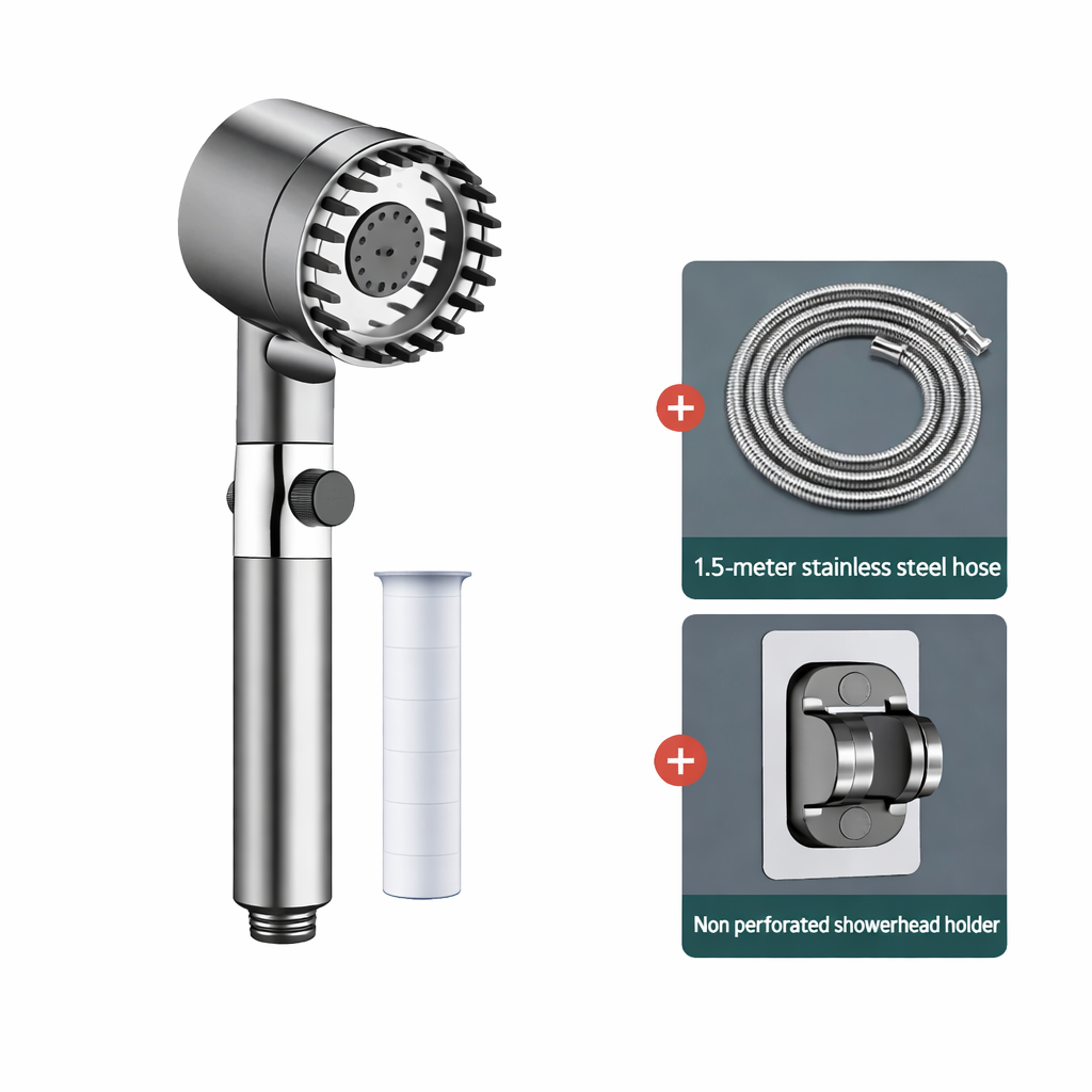 🚿💧 Weak Water Pressure & Impurities in Your Shower Water? Upgrade to a High-Pressure Filter Shower Head for a Cleaner, More Refreshing Shower! ✨