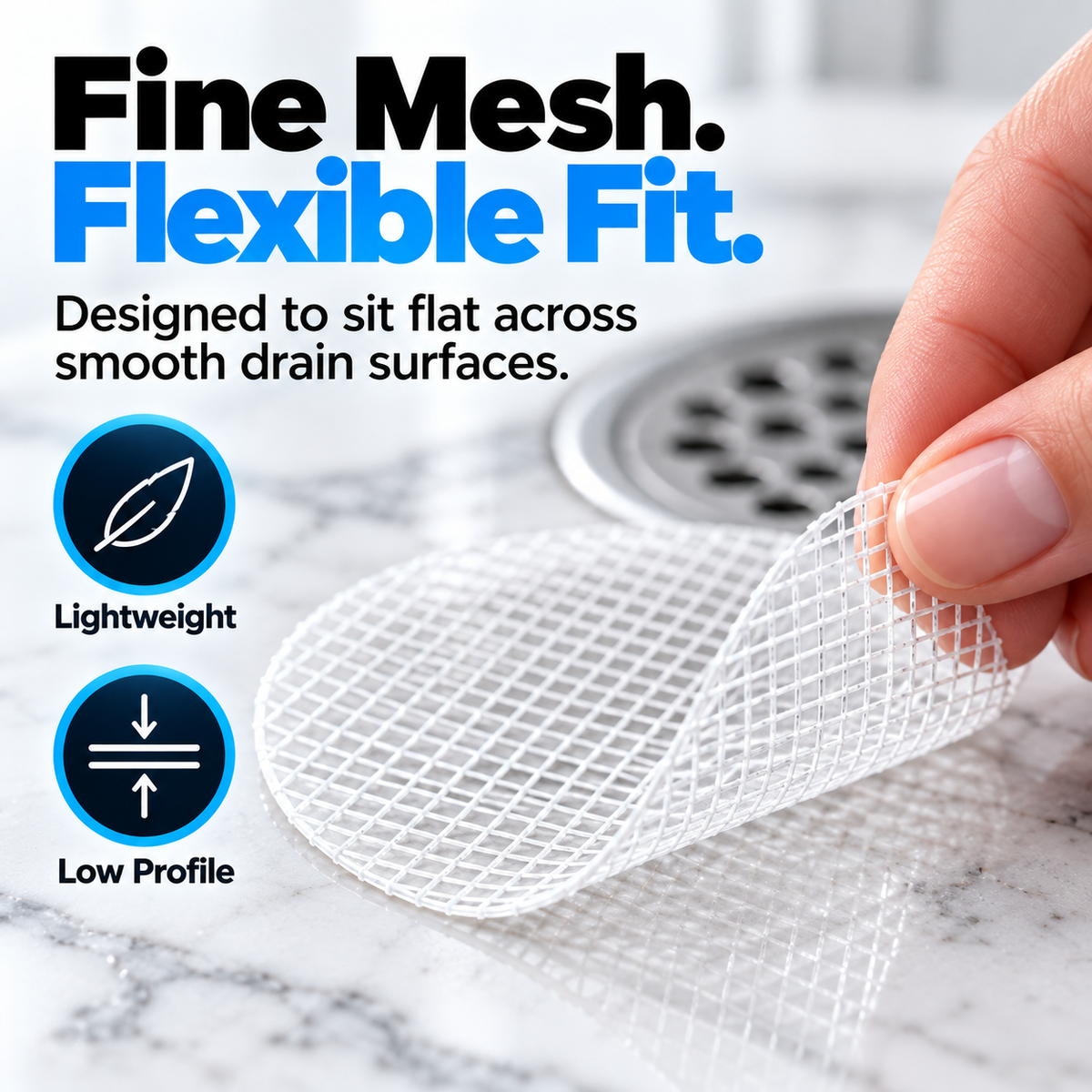 Disposable Drain Hair Catcher – Stop Hair Before It Clogs Your Drain 🚿🛒