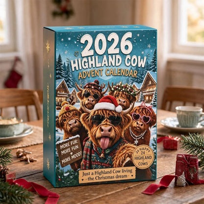 🐂🎁 2026 Highland Cow Advent Calendar – Every Day Brings New Surprises 🎄✨