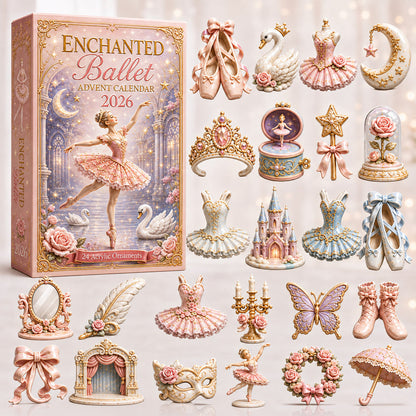 2026 Ballet Advent Calendar – 24 Days of Enchanted Christmas Ornaments