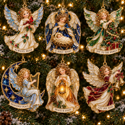 👼✨Heavenly Blessings Christmas Angel Ornaments