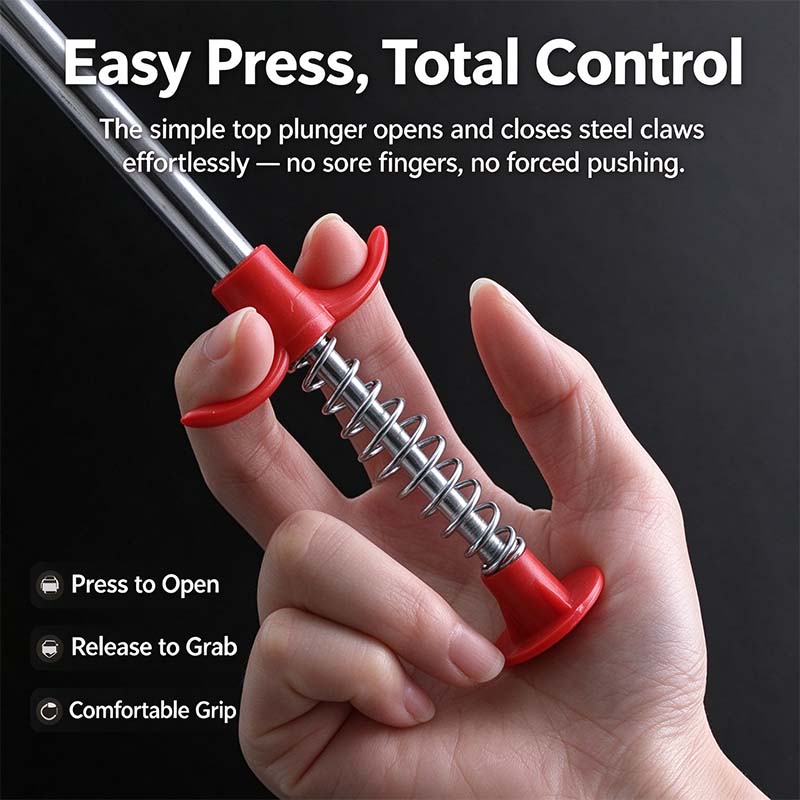 drain snake drain clog remover 4 claws efficient dredging steel wire drain hair cleaner tool landing 06