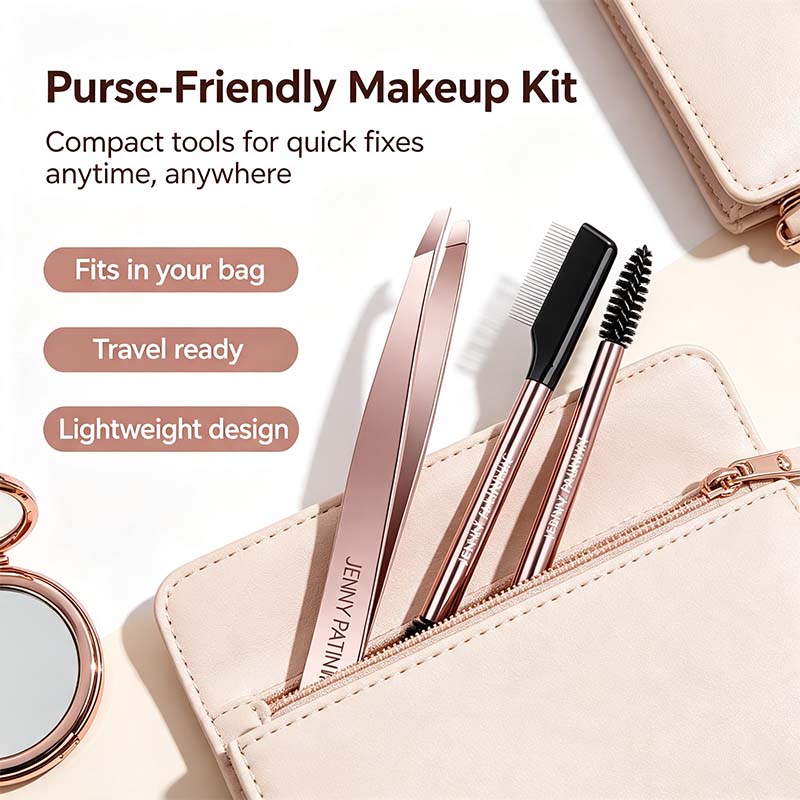 the big reveal lash brow touch up tool set precision stainless steel tweezers dual ended lash comb landing 05