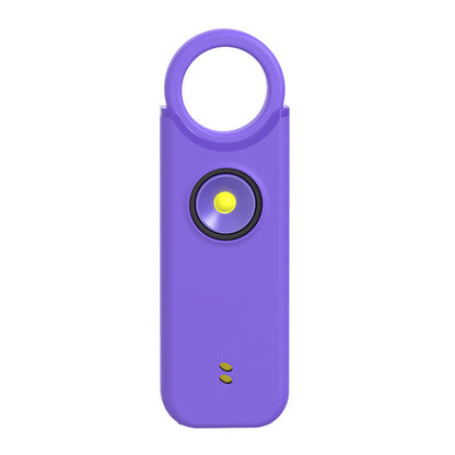 🎁Personal safety alarm for women: features a high-decibel siren and strobe light; keychain design; helps protect belongings and prevent loss.🔥