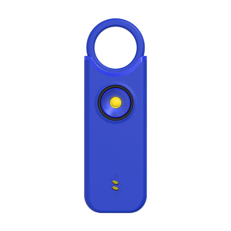 🎁Personal safety alarm for women: features a high-decibel siren and strobe light; keychain design; helps protect belongings and prevent loss.🔥