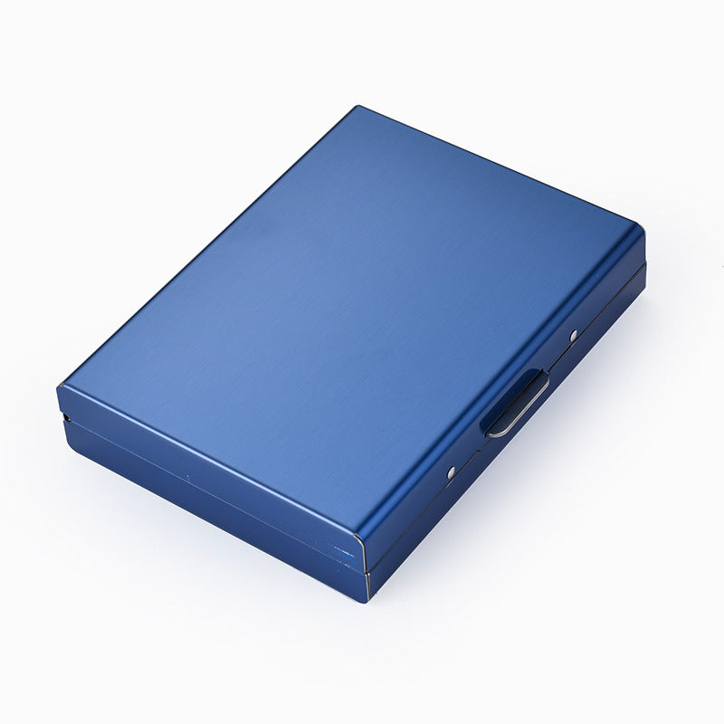 RFID Blocking Metal Card Holder, Ultra Slim Stainless Steel Business Credit Card Case 💳