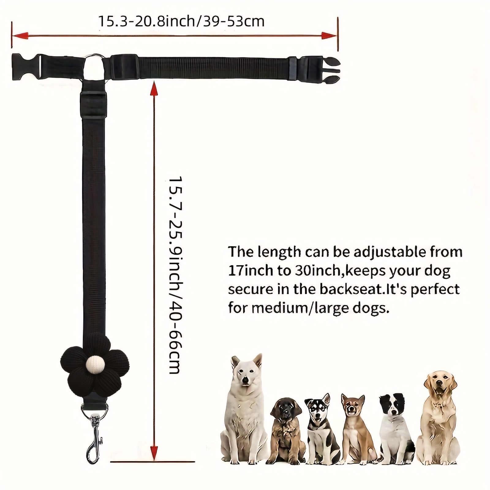 🔥BUY 1 GET 1 FREE 🔥2-Pack Dog Travel Safety Belts