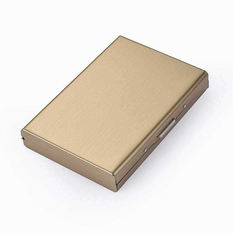 RFID Blocking Metal Card Holder, Ultra Slim Stainless Steel Business Credit Card Case 💳