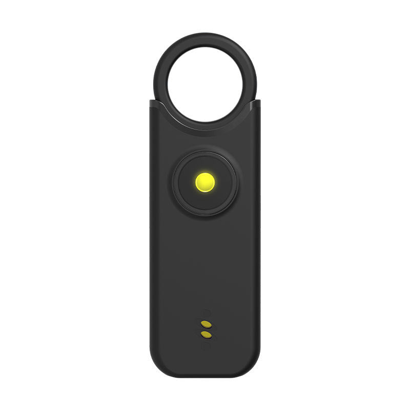 🎁Personal safety alarm for women: features a high-decibel siren and strobe light; keychain design; helps protect belongings and prevent loss.🔥