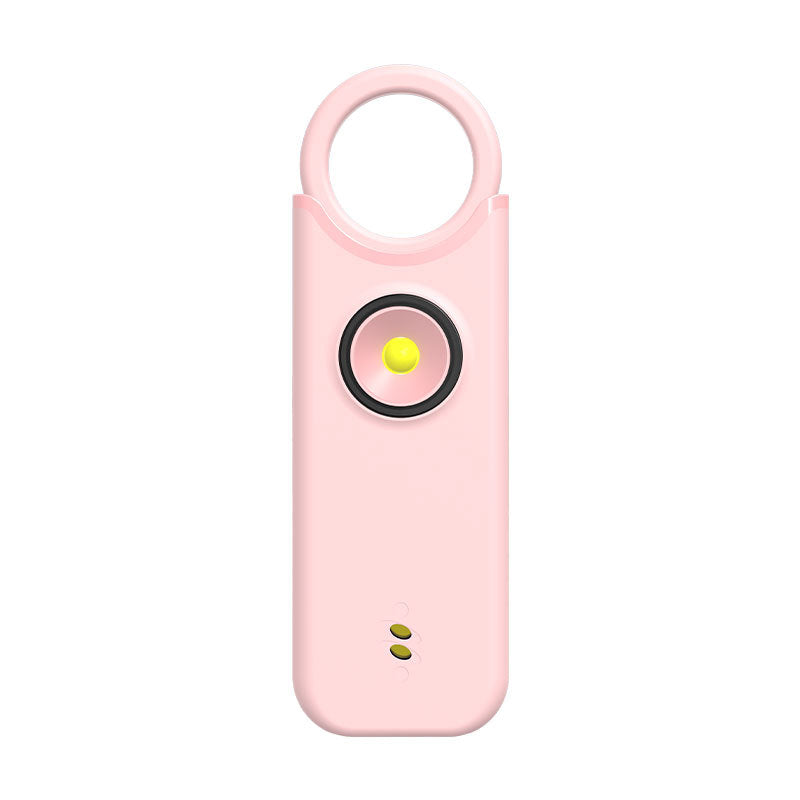 🎁Personal safety alarm for women: features a high-decibel siren and strobe light; keychain design; helps protect belongings and prevent loss.🔥