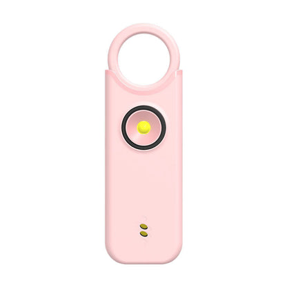 🎁Personal safety alarm for women: features a high-decibel siren and strobe light; keychain design; helps protect belongings and prevent loss.🔥