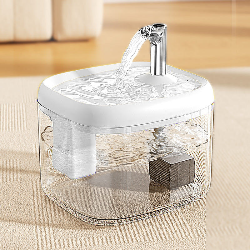 1.5L USB Automatic Cat Water Fountain with Filter for Cats and Small Dogs