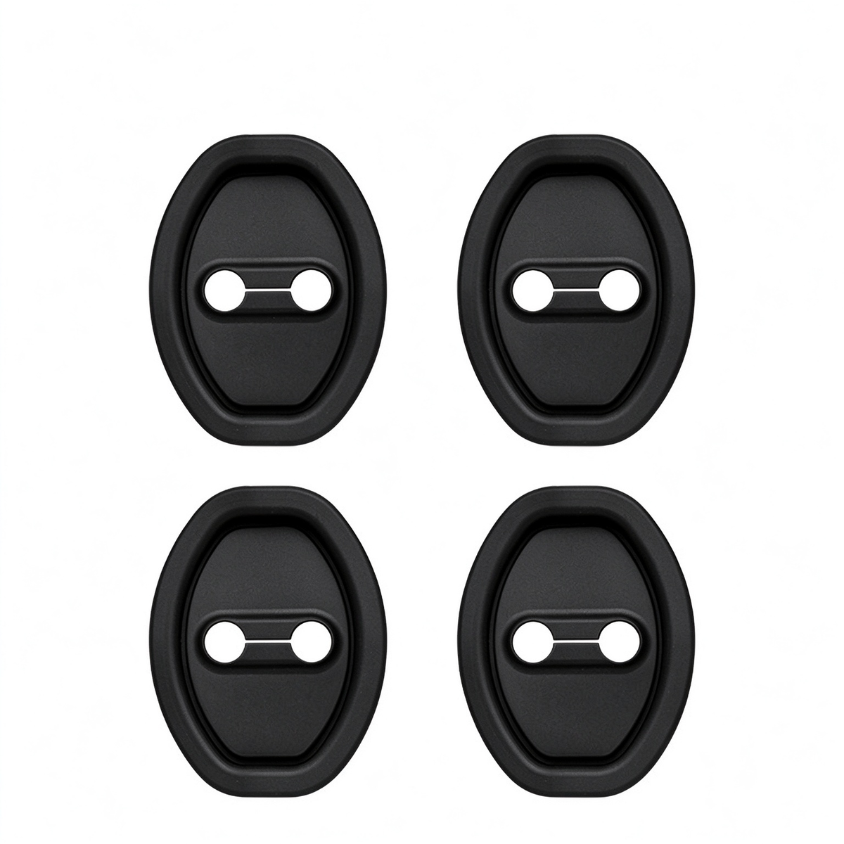 4 Pcs Door Latch Lock Covers, Experience Seamless Installation with Our Self-Adhesive Design 🚪