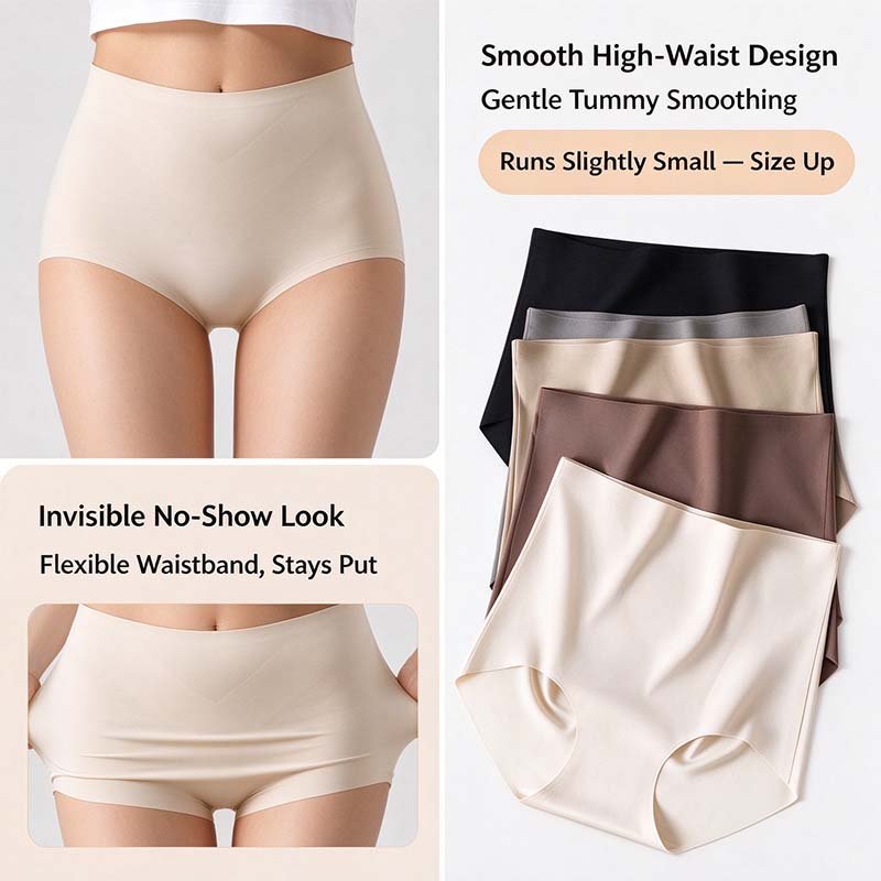 5 pack womens classic panties seamless high waist essential underwear landing 05