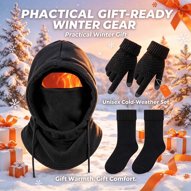 unisex adult 3 4 piece plain winter warm multi pieces outdoor wear set landing 08