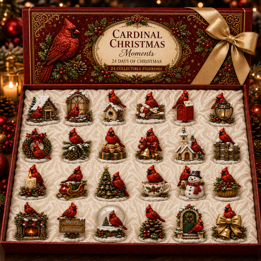 🔥Last 30 pcs✨⏰Last day 50% off🔥✨24-Day Advent Calendar - Cardinal