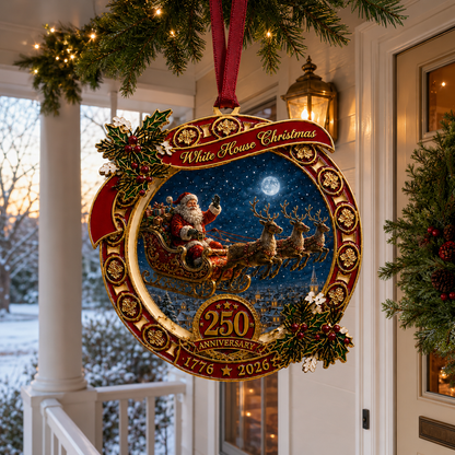 ✨250th Anniversary Edition Santa's Sleigh Scene Ornament