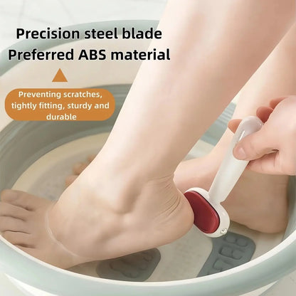 Dual‐Sided Foot Callus Remover, Replaceable Stainless Steel Blade Foot Scraper 🦶