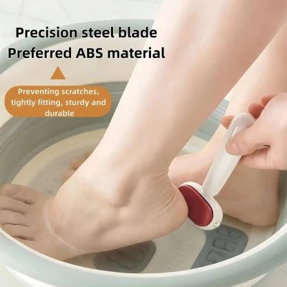 Dual‐Sided Foot Callus Remover, Replaceable Stainless Steel Blade Foot Scraper 🦶