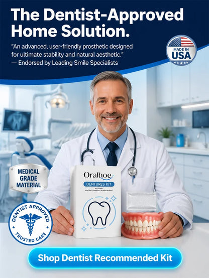 Instant Full Restoration Dentures – Fit At Home In Minutes