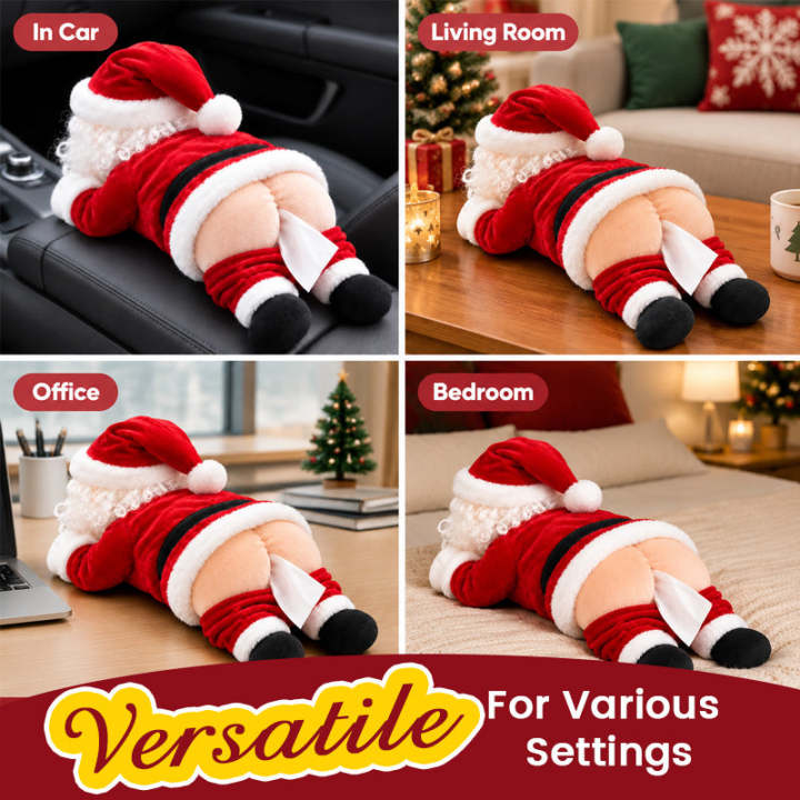 Funny Christmas Tissue Box Cover