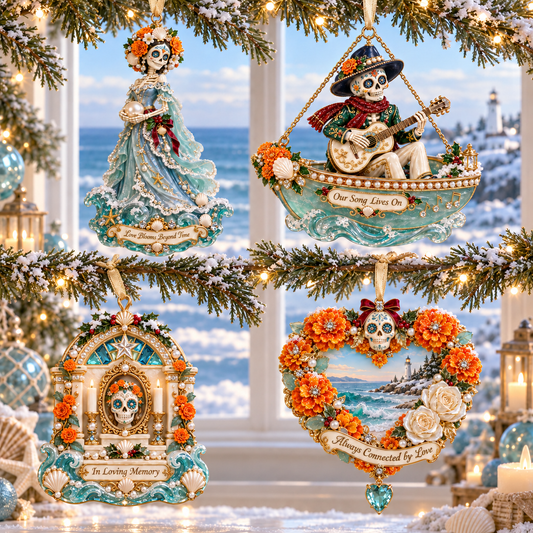 Ocean-Themed Day of the Dead Hanging Decoration