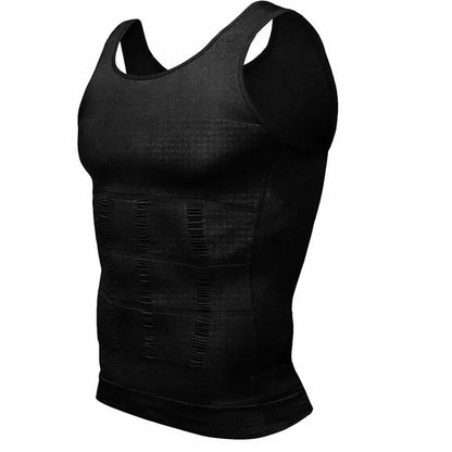 Men Round Neck Compression Tank Top,Men Shaping Vest,Men Sleeveless Shirt Shapewear💪 ✨
