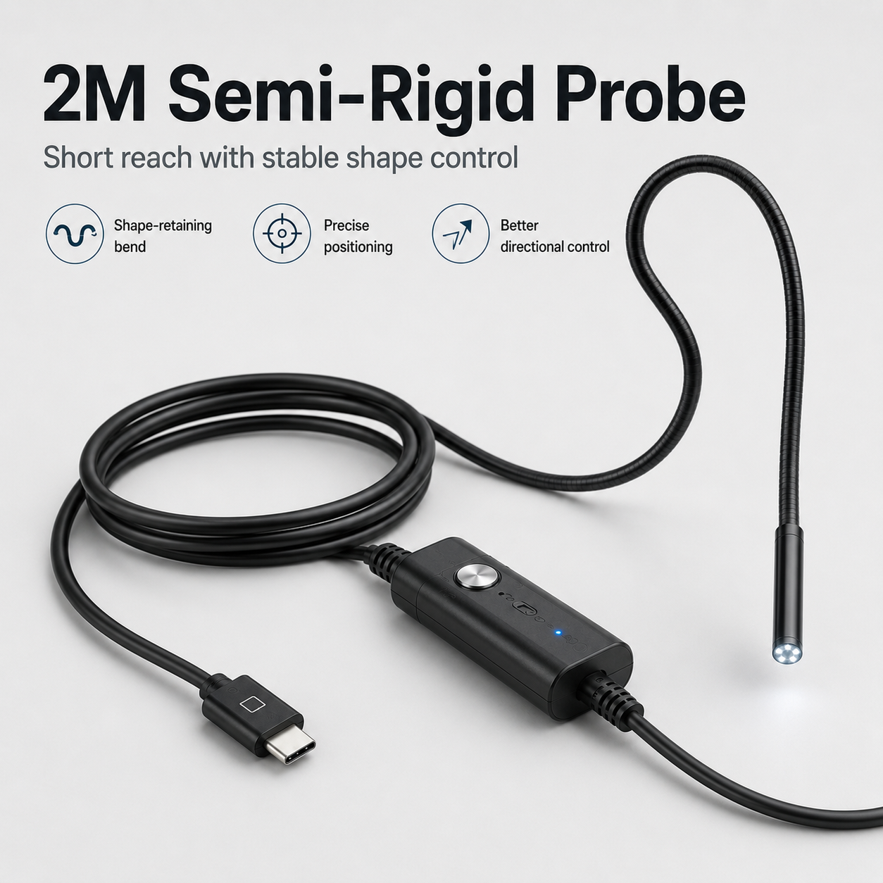 Limited -Time 50% OFF HD Endoscope Inspection Camera | 2M 5M 10M Waterproof Probe