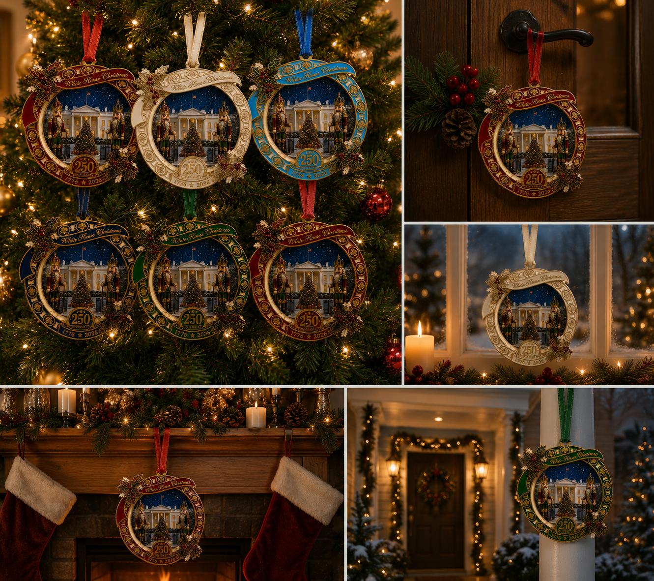 🔥"The Nutcracker" 250th Anniversary Ornament—Guarding the White House