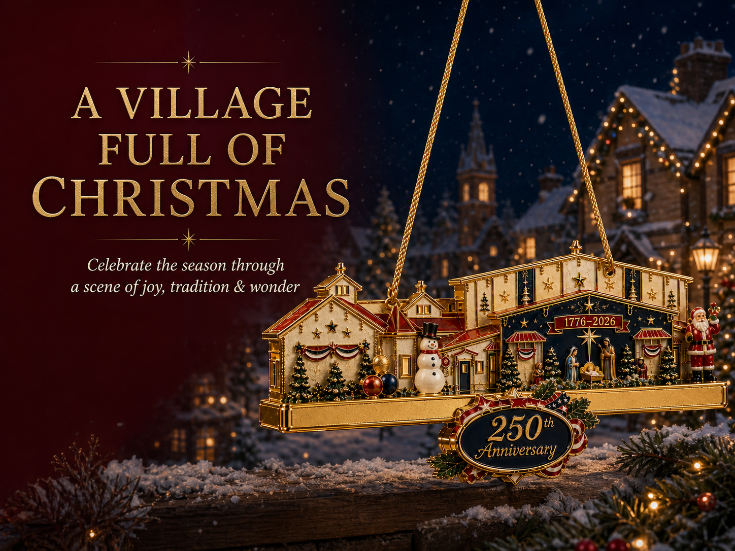 anniversary christmas village ornament landing 01
