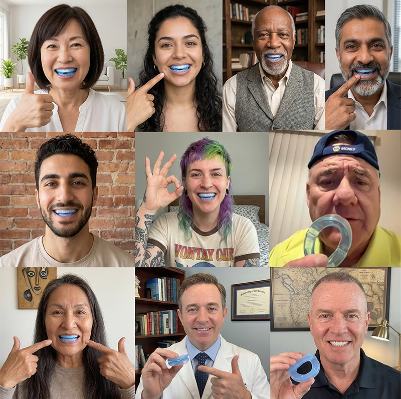 Universal Anti-Snoring Mouthpiece - Adjustable Comfort Fit for Better Sleep 😴