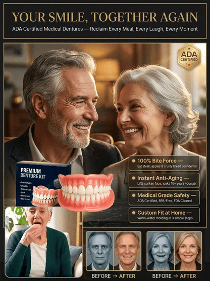 ADA-certified complete dentures (USA)