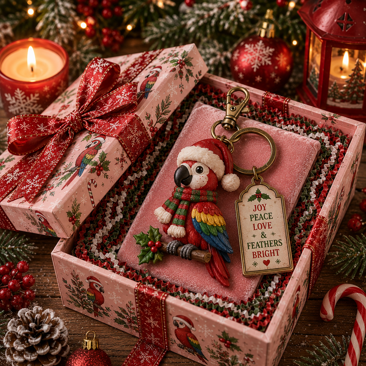🎄 🎄 2026 Christmas Character Keychain Gift Box🎁