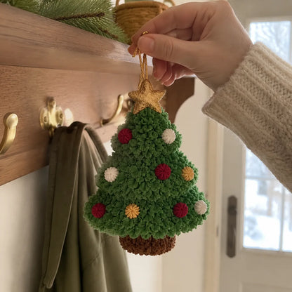 ⏳ Last Day 49% OFF – 🎄Beginner-Friendly 3D Fabric Poke Christmas Ornament DIY Kit Collection | Complete Kit with Pre-Cut Fabrics, Stuffed Felt Base, Poking Tool & Step-by-Step Guide Included 💕