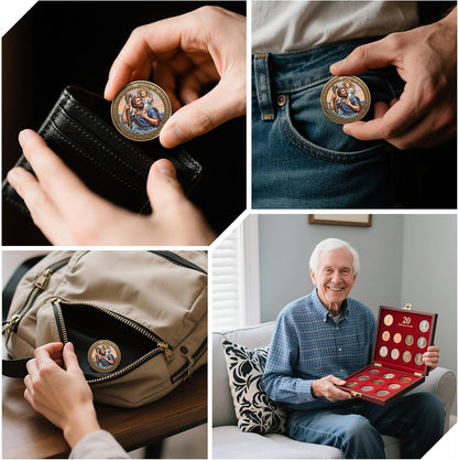 Saint Christopher Protection Challenge Coin
