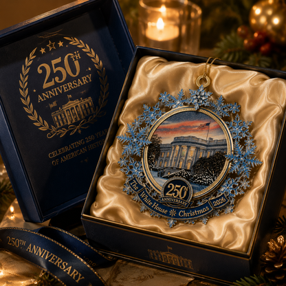✨White House 250th Anniversary Commemorative Snowflake Ornament