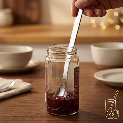 Stainless Steel Long Handle Dessert Spoon