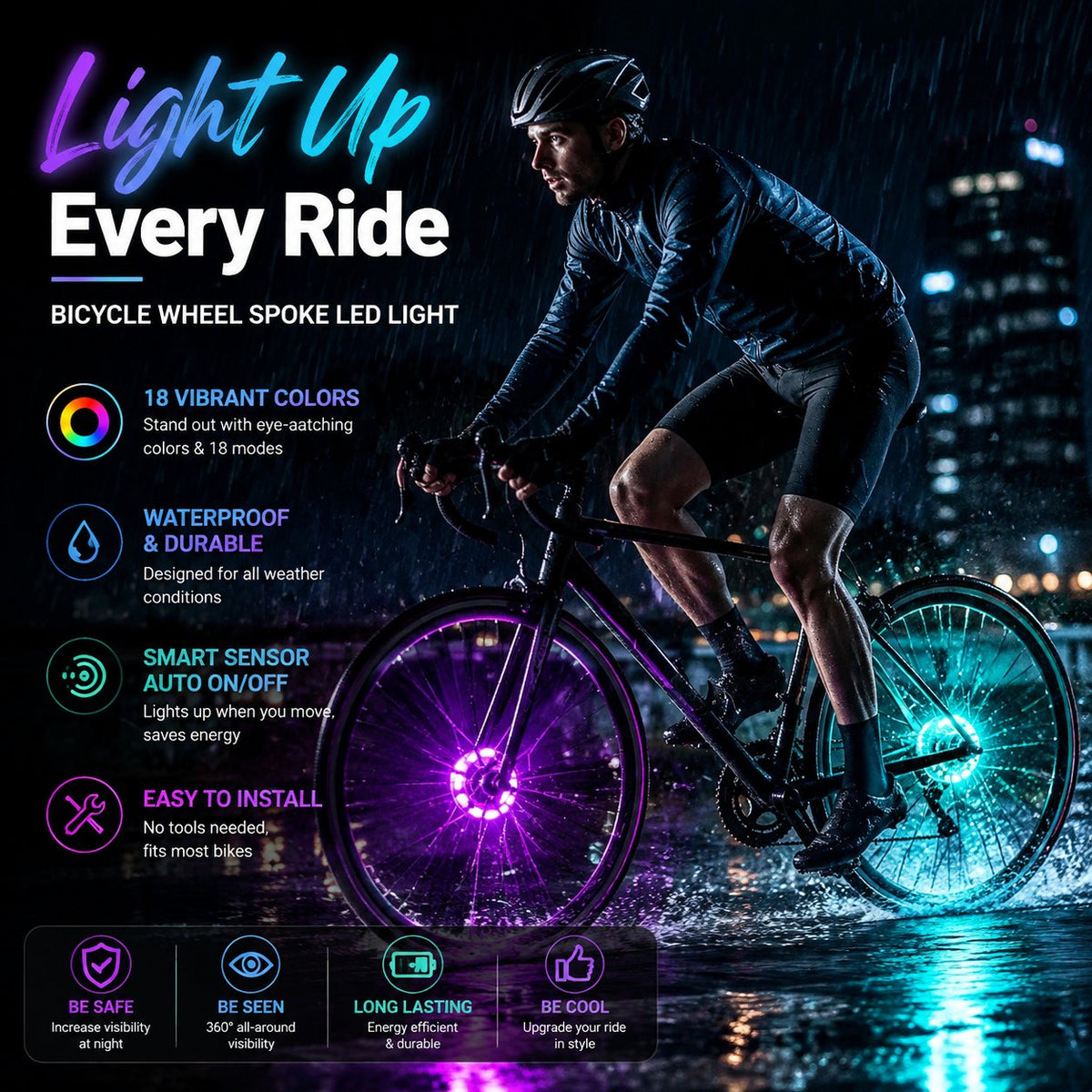 bicycle wheel spoke led light landing 06