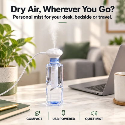 Dry Air Shouldn’t Follow You Everywhere — Portable USB Humidifier