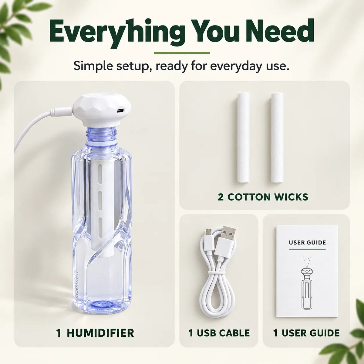 Dry Air Shouldn’t Follow You Everywhere — Portable USB Humidifier