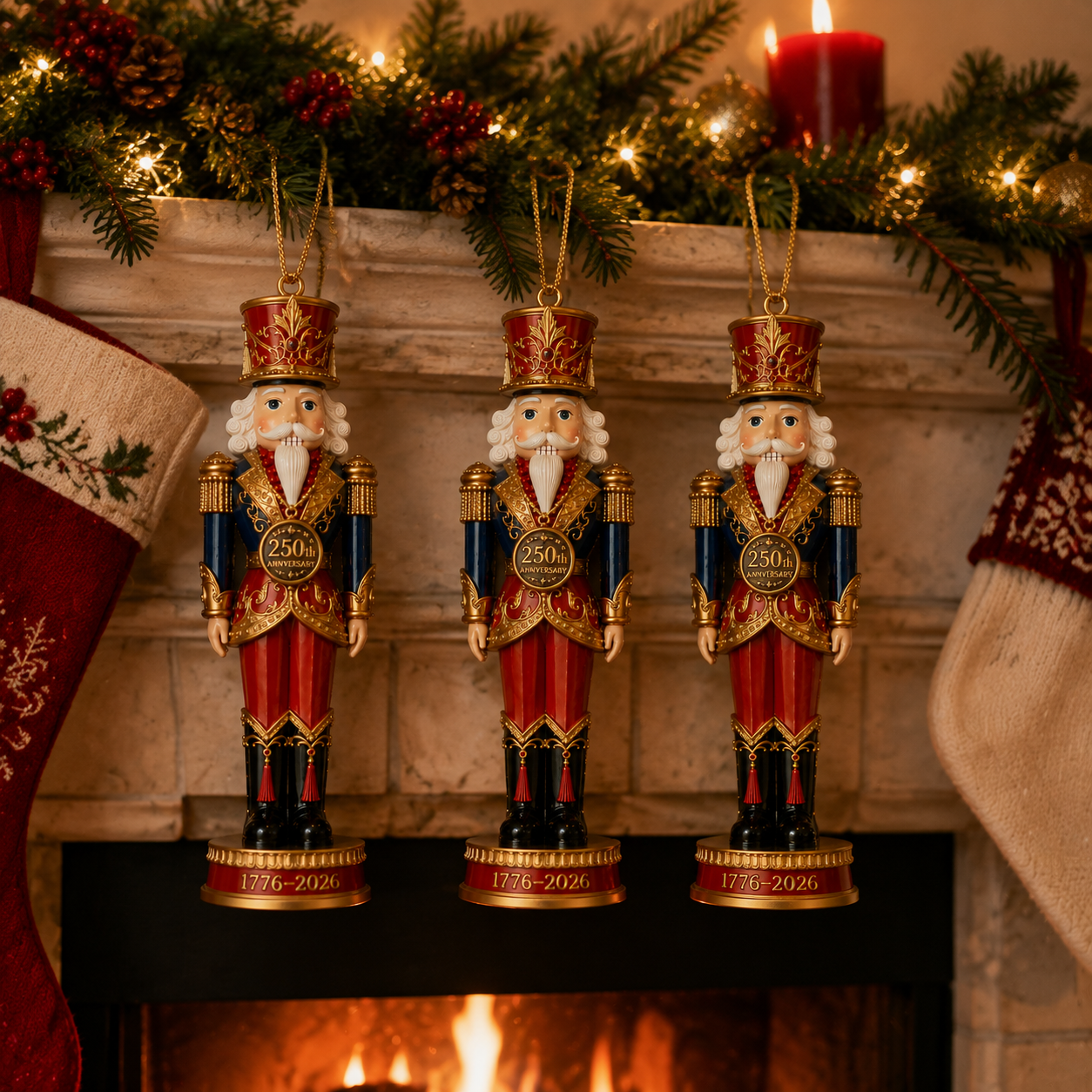 ✨2026 America 250th Anniversary Heritage Nutcracker Ornament