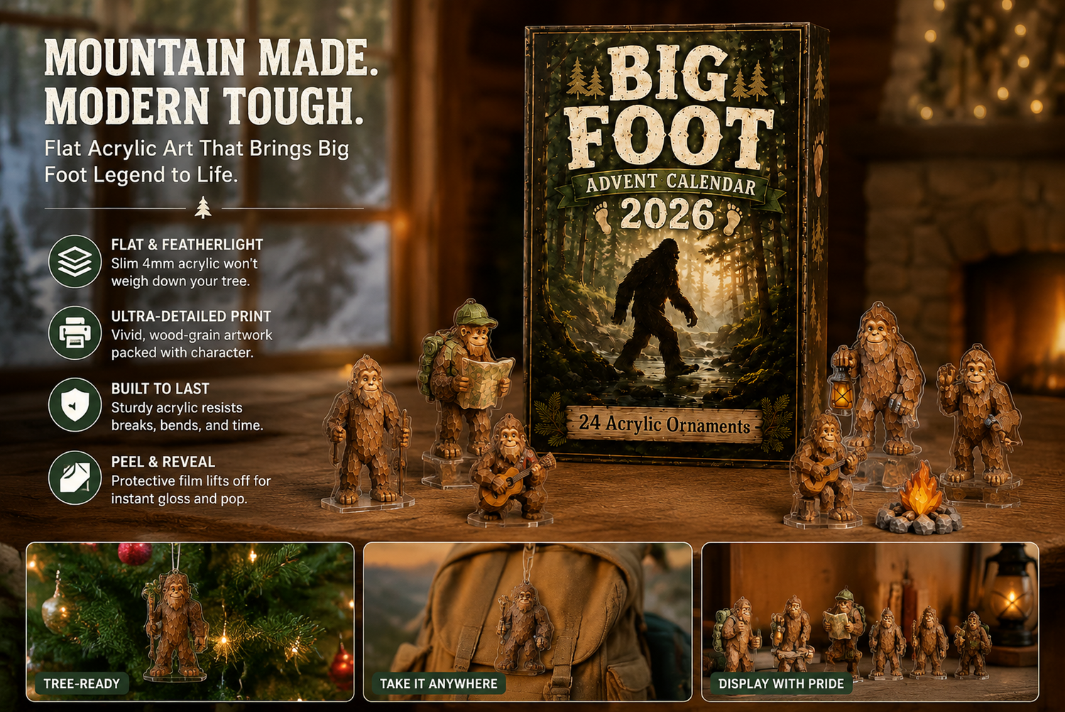 camping big foot advent calendar 2026 landing 06