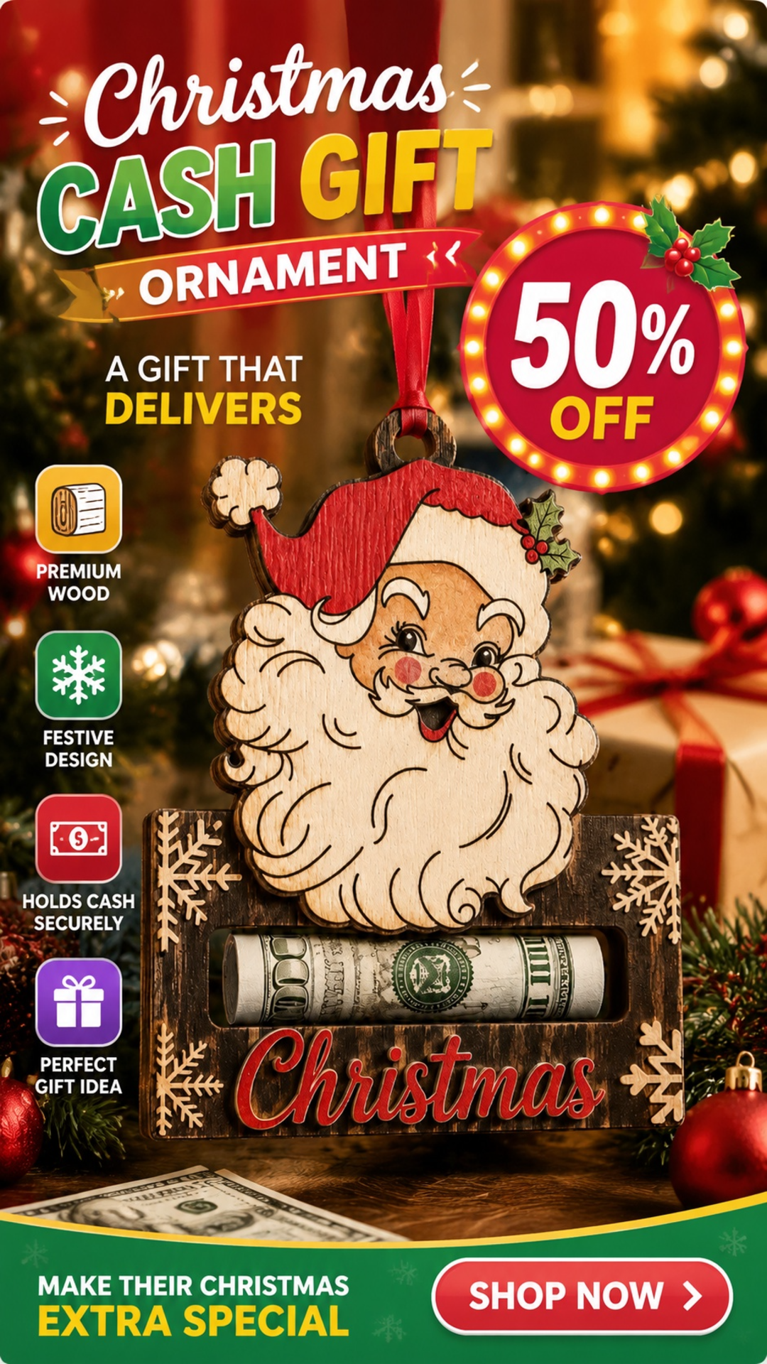 cash gift ornament landing 02