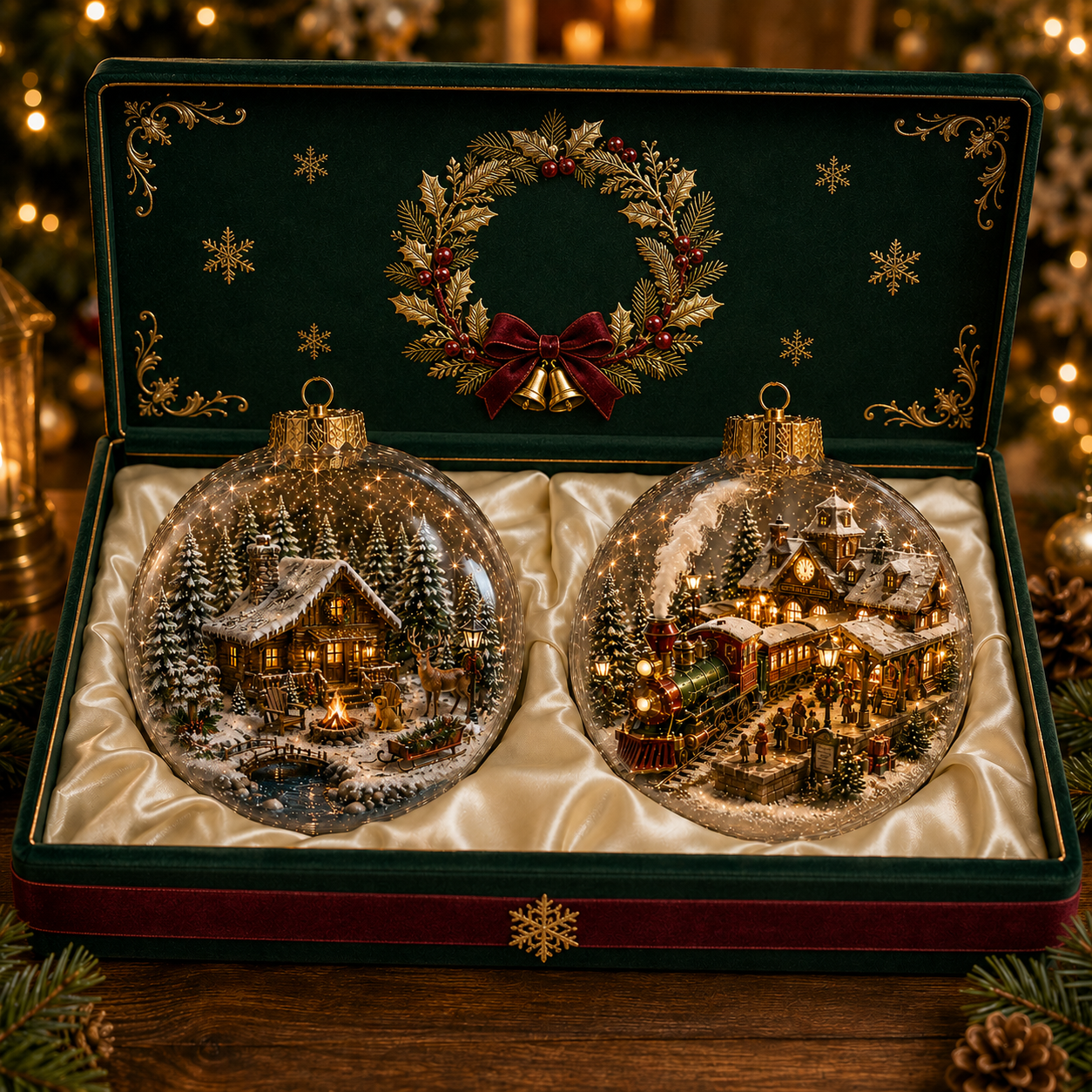 🔥Last 50pcs✨⏰ Limited anniversary edition✨Christmas landscape decorations