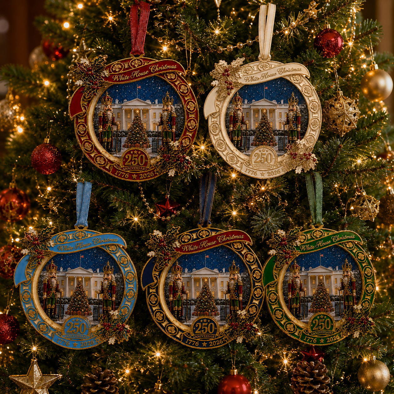 🔥"The Nutcracker" 250th Anniversary Ornament—Guarding the White House