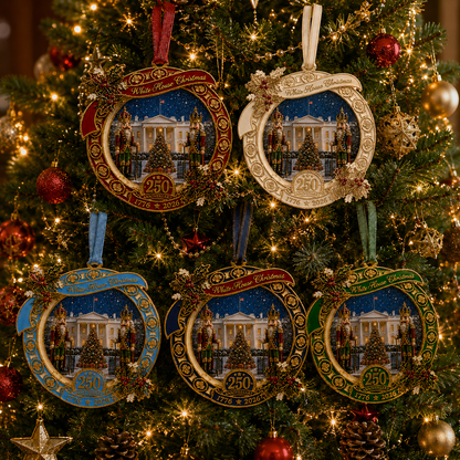 🔥"The Nutcracker" 250th Anniversary Ornament—Guarding the White House