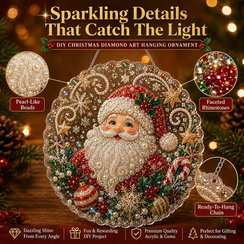 ✨ Christmas Pearl Art Hanging Ornament Kit🎅
