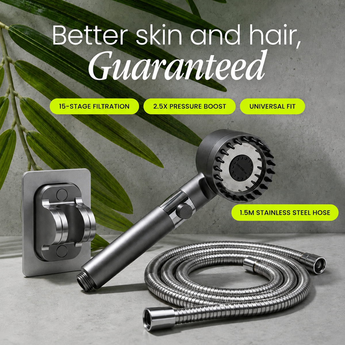 🚿💧 Weak Water Pressure & Impurities in Your Shower Water? Upgrade to a High-Pressure Filter Shower Head for a Cleaner, More Refreshing Shower! ✨