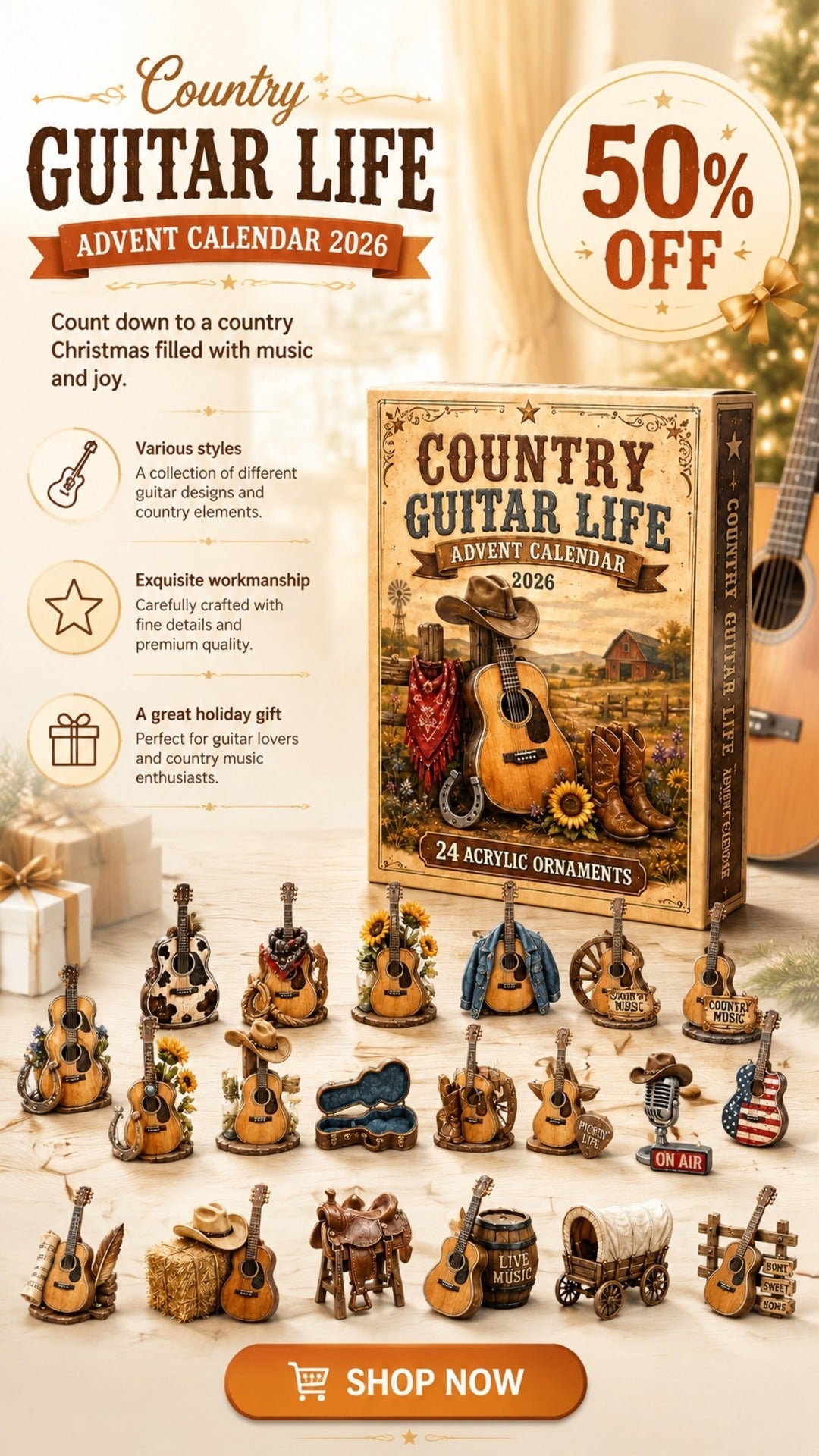 country guitar life advent calendar landing 02