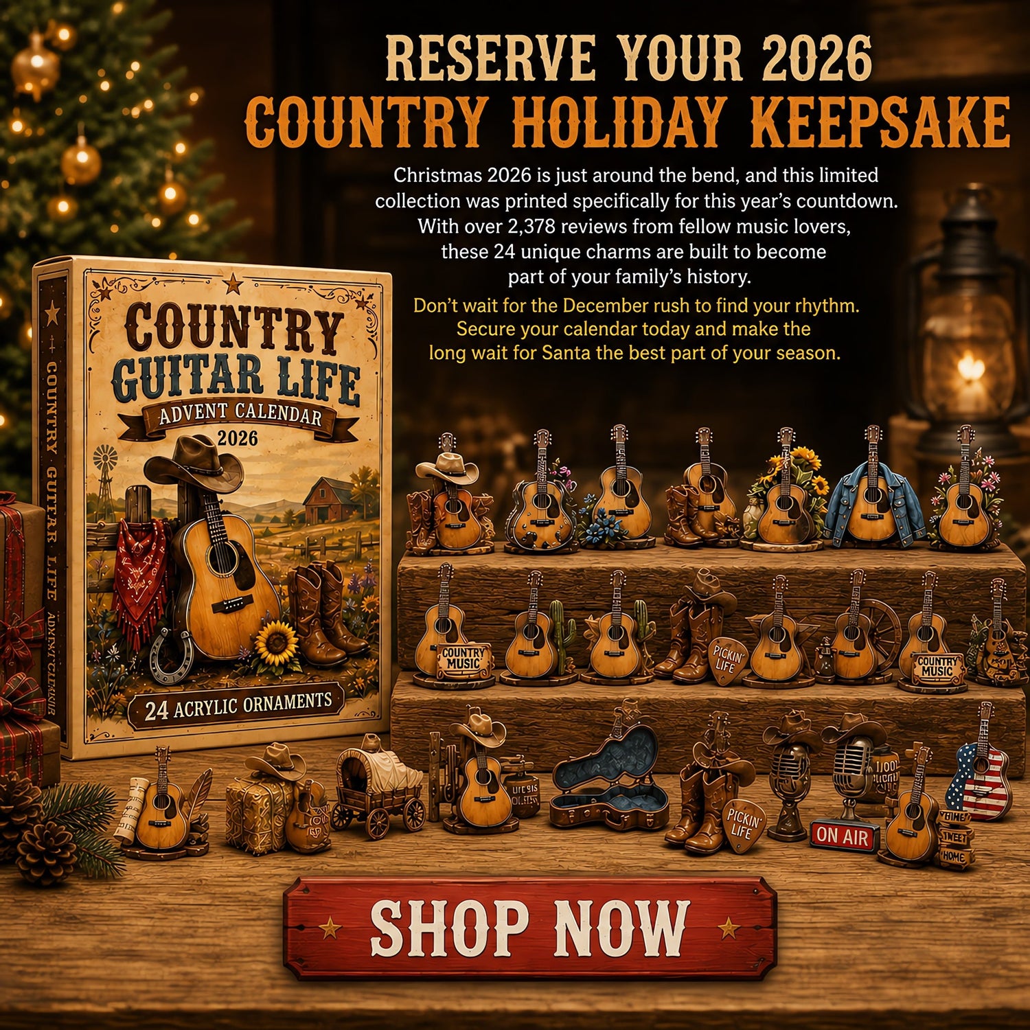 country guitar life advent calendar landing 09